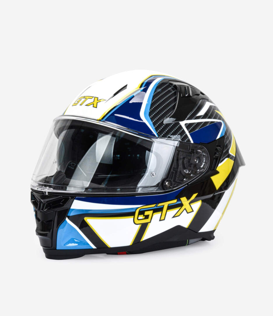 Шлем мото интеграл GTX 910SV №1 (M) BLUE-WHITE