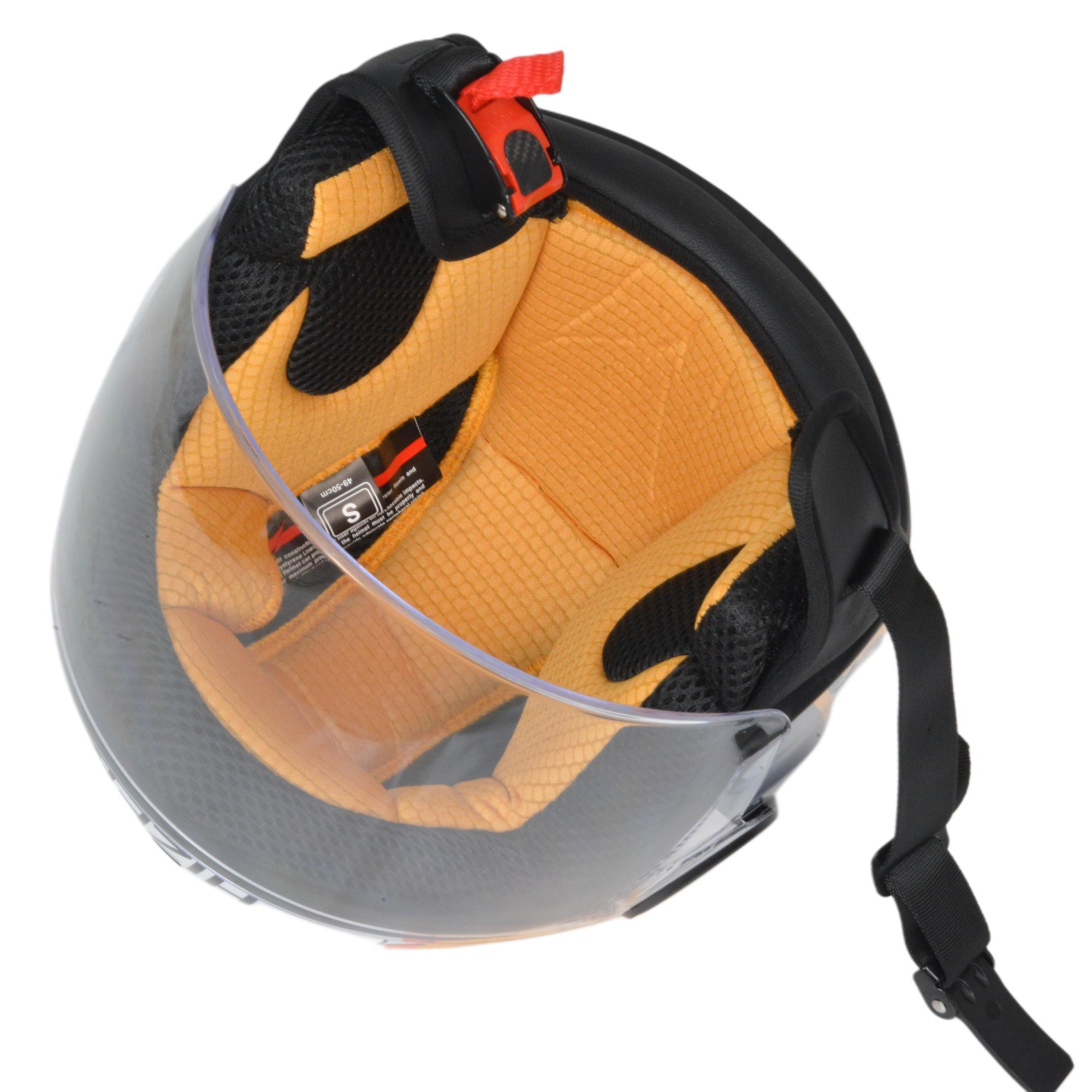 Шлем мото открытый HIZER J511 №1 yellow/black (M) детский Шлем мото открытый HIZER J511 №1 yellow/black (M) детский