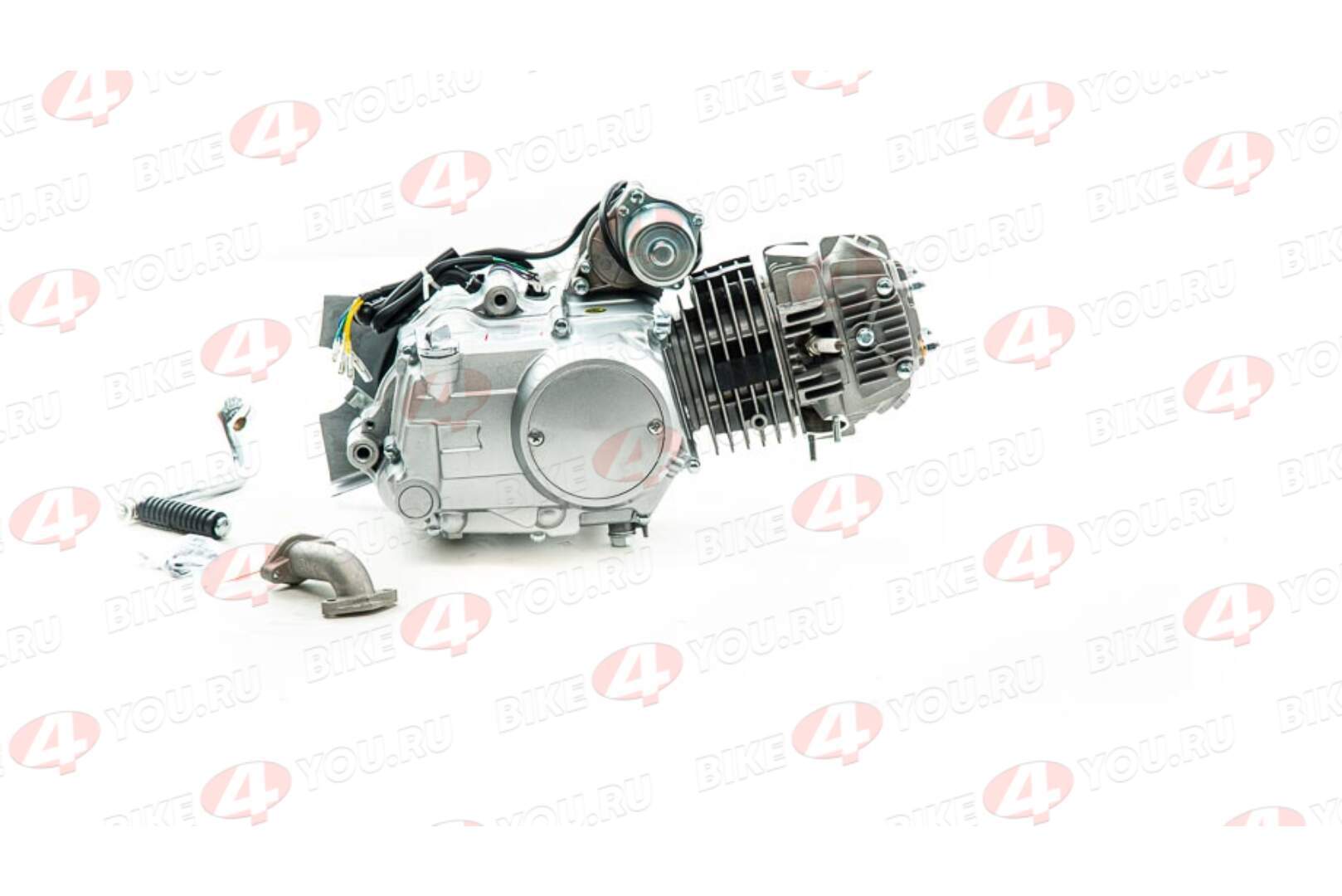 Двигатель 125см3 152FMI (52.4x55.5) полуавтомат, 1ск+реверс, верхний стартер (без комплектации)