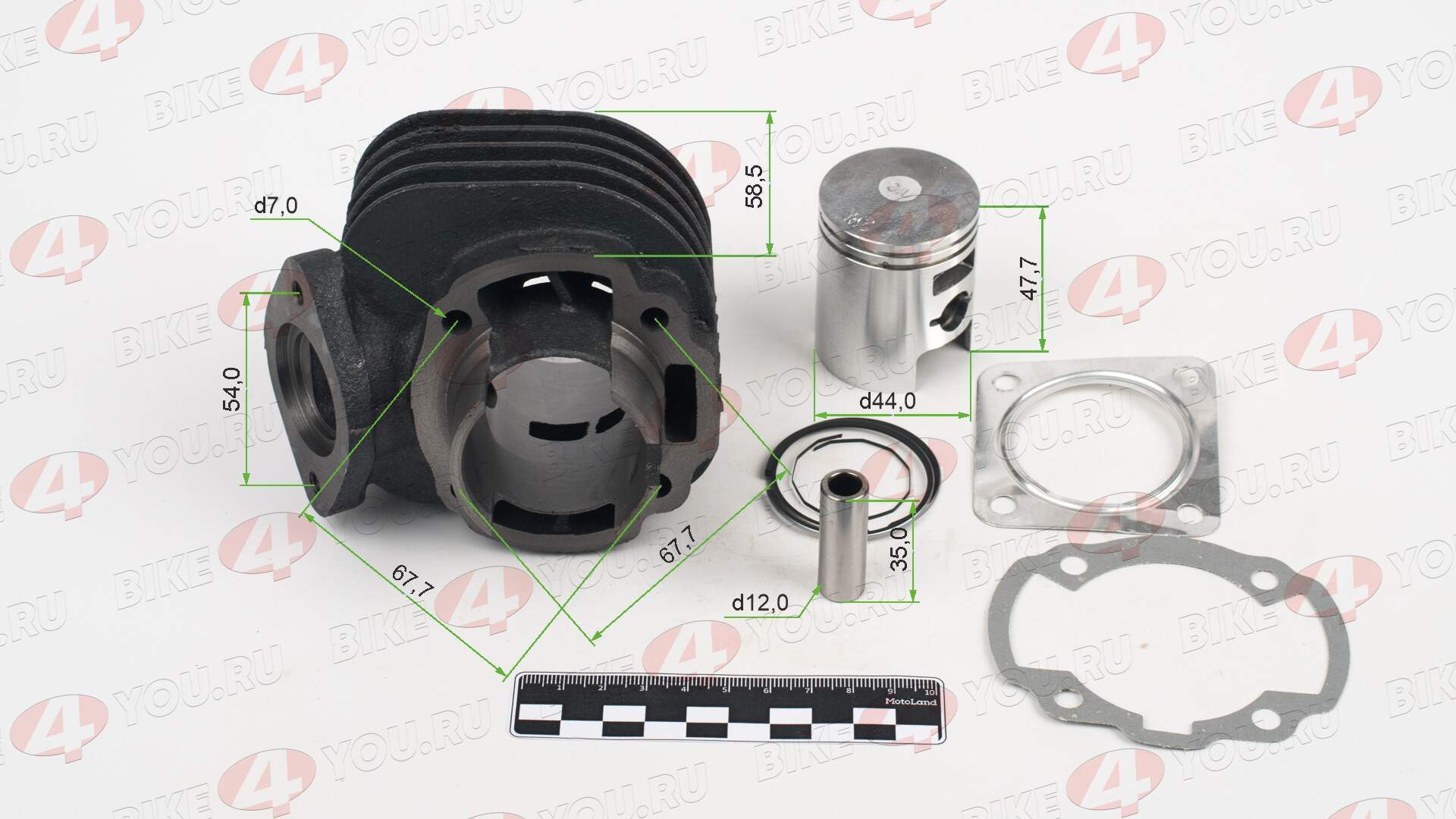 Цилиндро поршневая группа ( ЦПГ ) ZX-65 d44 DIO 