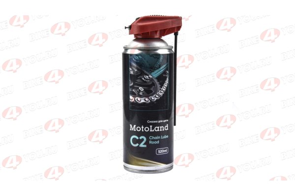 Смазка для цепи MOTOLAND C2 Chain Lube Road 520мл