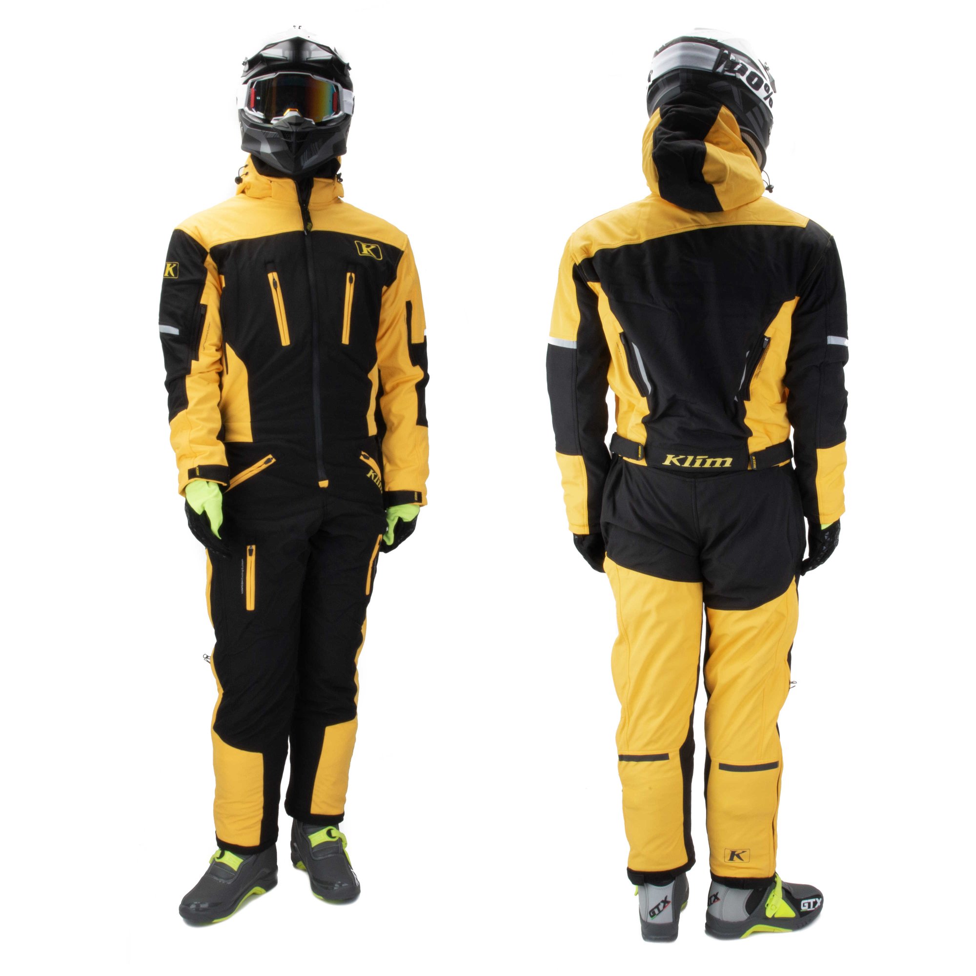 Комбинезон для снегохода KLIM №3 yellow (текстиль) (XXL)